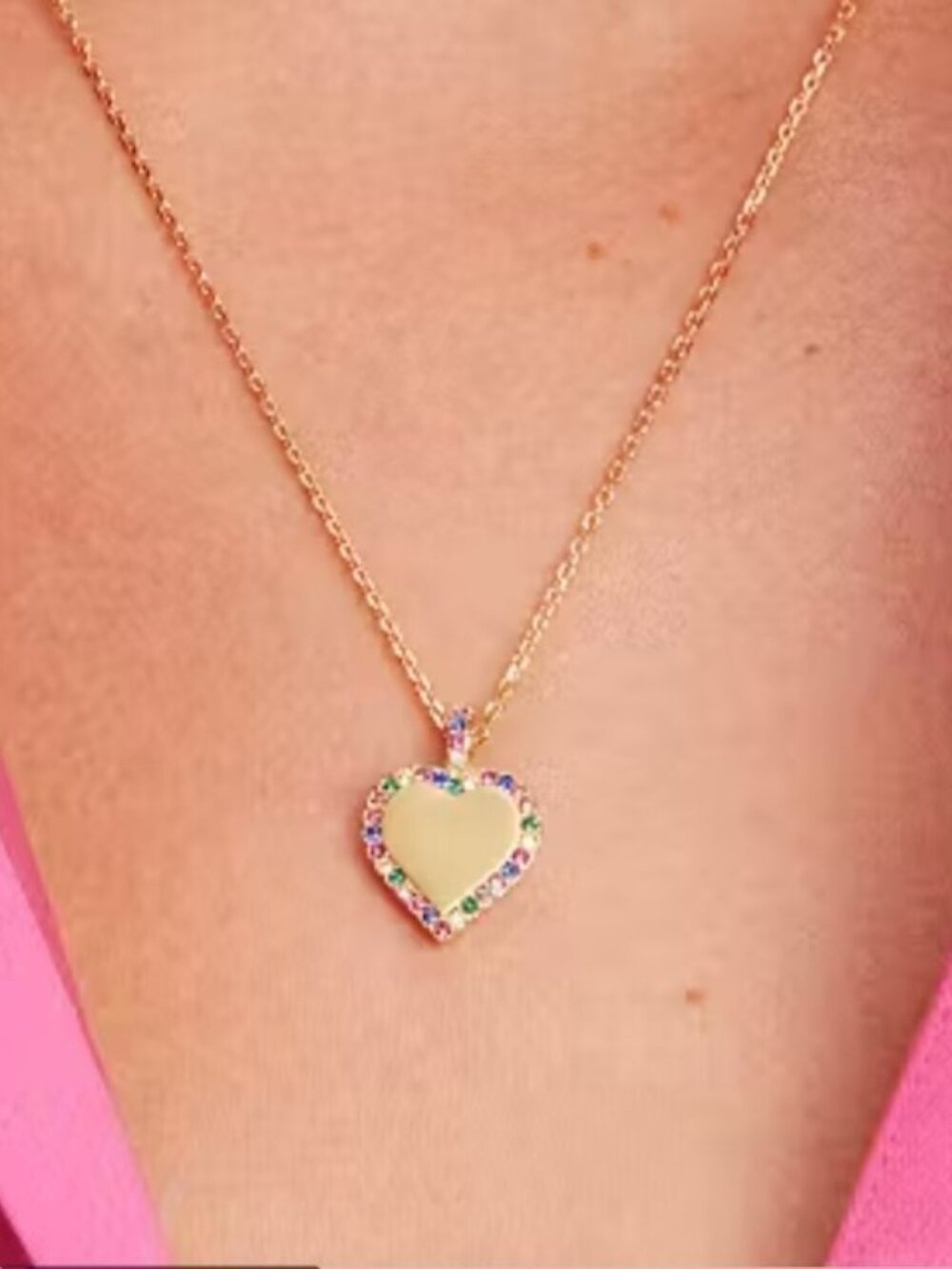Kate Spade NWT Take Heart Pendant Necklace - Picture 3 of 5